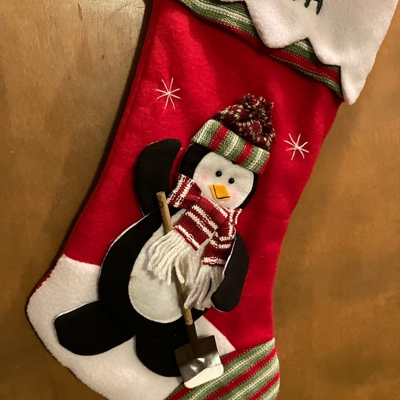 “ERIK”.  NEW CHRISTMAS STOCKING D 20” LONG VERY WELL MADE LQQK🎄❤️👀🎁 - Picture 3 of 4